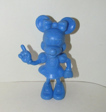 Vtg 1972 Walt Disney "Minnie Mouse" Louis Marx Blue Figure Made in USA 6" L@@K