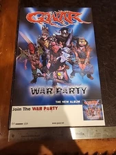 GWAR War Party Retailers Album/CD Release Poster 11x17