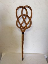 Tape Tapis / Tapette À Tapis En Rotin 73 Cm Vintage 