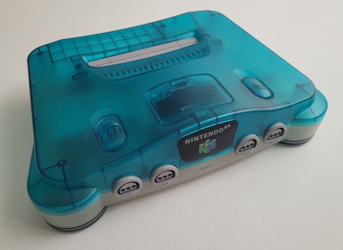 Nintendo 64 N64 - Console - Bleu Transparent / Clear Blue - PAL - EUR - Picture 2 of 16