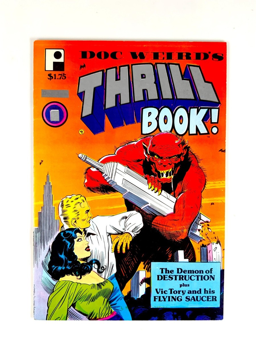 DOC WEIRD'S Thrill Book (1987) #1-2 Wally Wood + Frazetta Golden