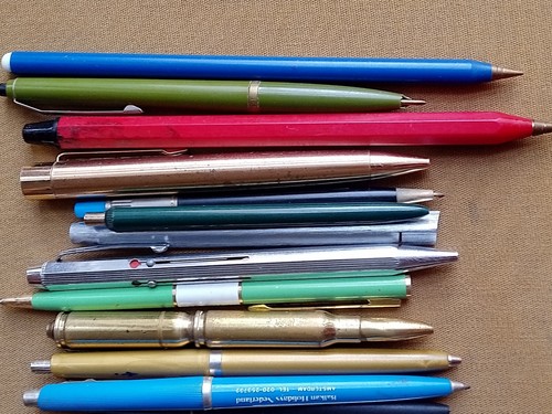 Interessantes großes Konvolut alter / Vintage Kugelschreiber und Teile - Bild 3 von 10