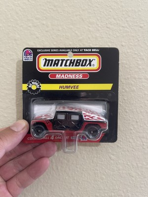 Matchbox Madness Humvee 1998 édition Taco Bell - Miniature Diecast 1:64 - Neuf - Livraison Gratuite