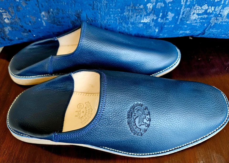 Babuches marroquíes de alta calidad (zapatillas de hombre) Foto 3 de 4