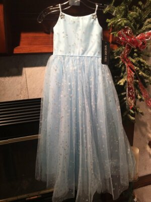 Sherri Hill K53844 Light Blue Silver Little Girls Pageant Gown 2020! sz 4