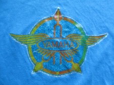 Vintage 70s Bantam Label - YAMAHA MOTORCYCLES Iron-On LG T-Shirt
