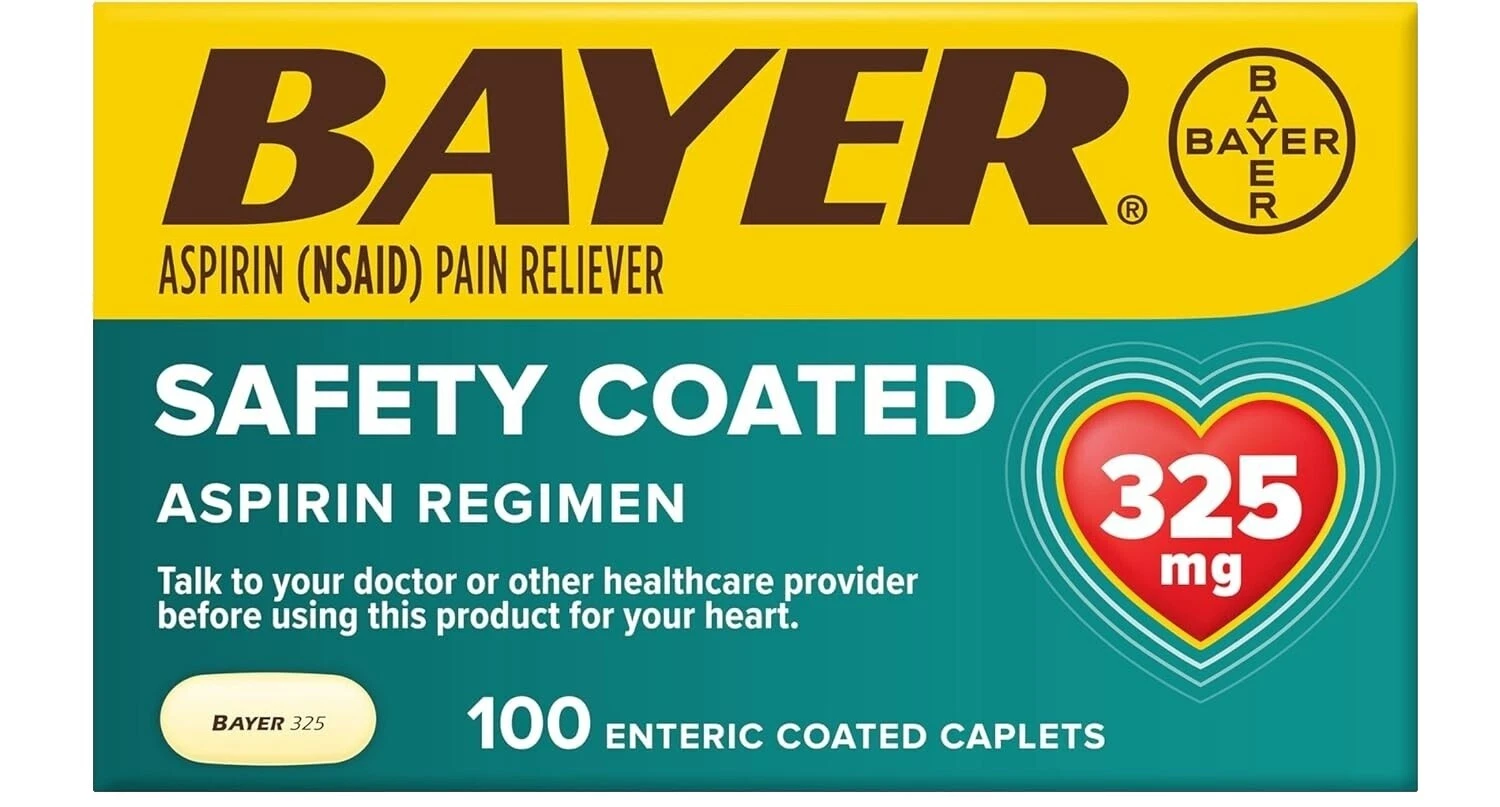 Bayer Tablet Over-The-Counter Pain & Fever Relief Medicine