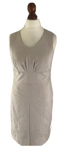 Oui Kleid 40 42 Beige Etuikleid Business Cocktailkleid Dress Elasthan Wie Neu Ebay 