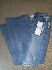 ALMOST FAMOUS-WOMEN'S - JEANS- SIZE 9- 90'S FLARE- NEW/TAGS