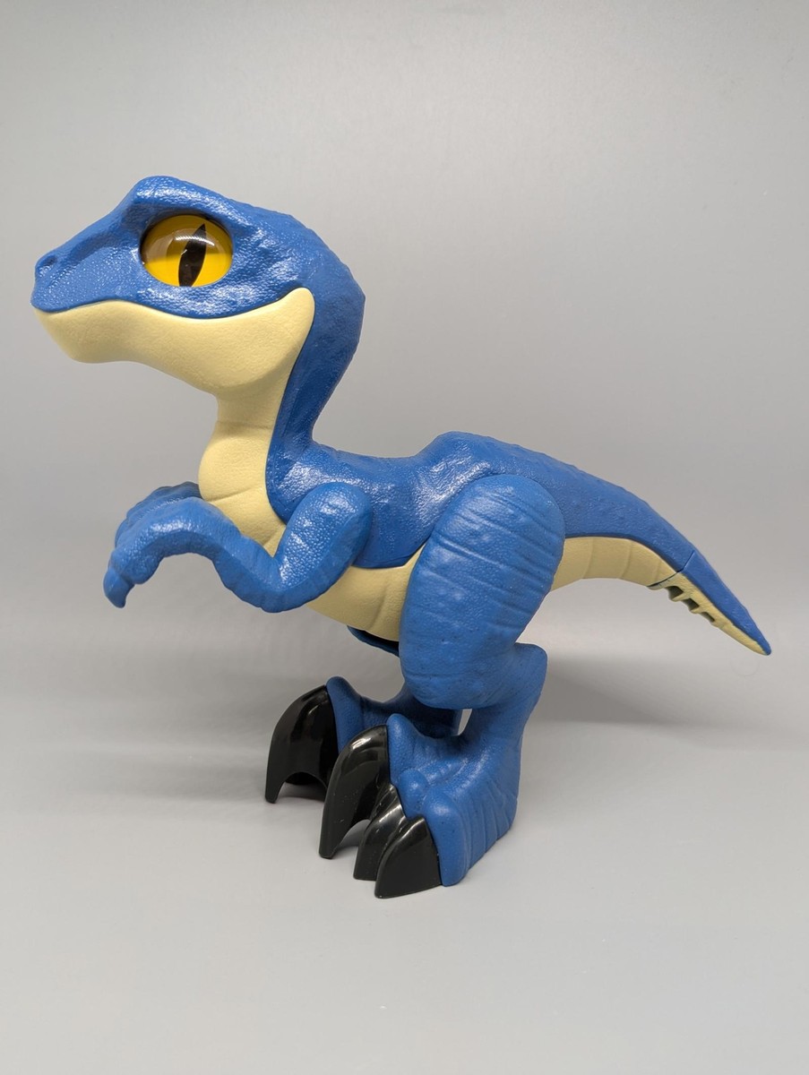 Jurassic World Imaginext Blue Raptor Plastic Figure Jurassic Park