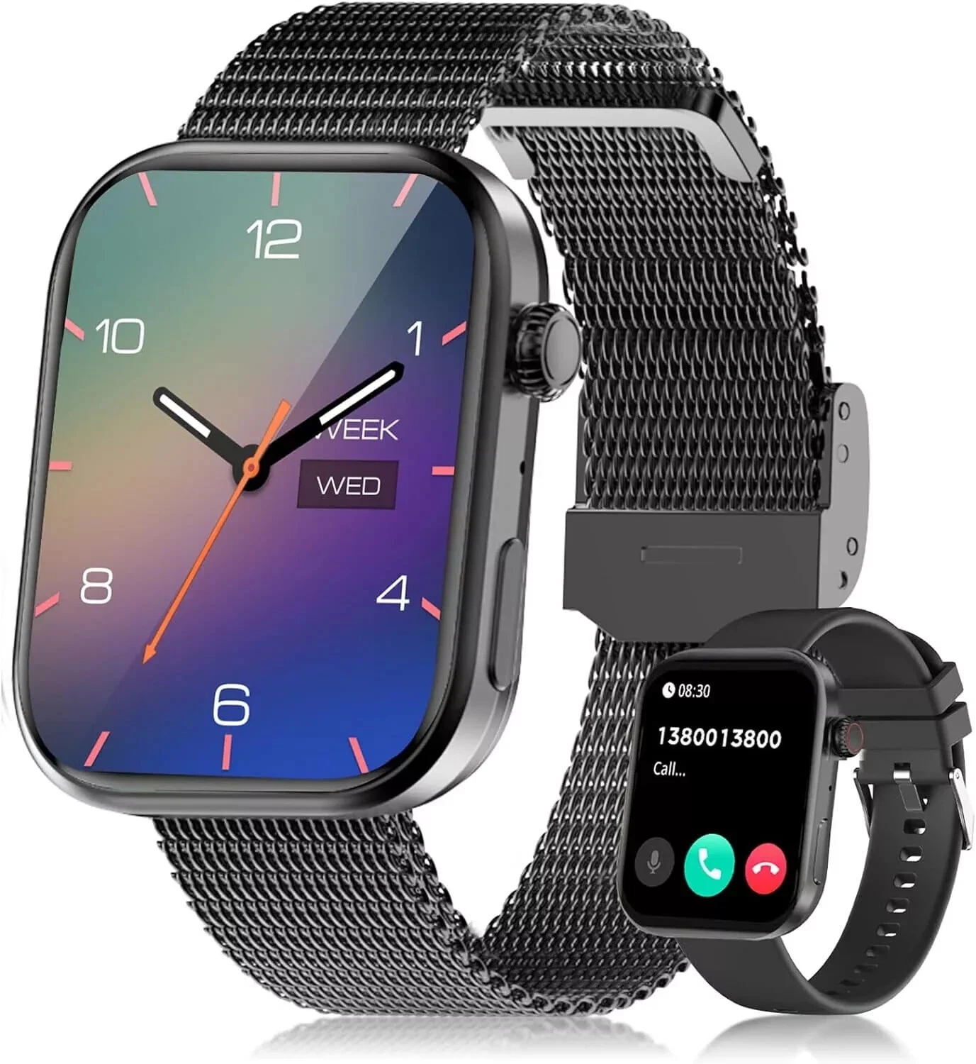 Smart Watch Men Women with Phone Function Sports Watch Wristwatch for Android IOS