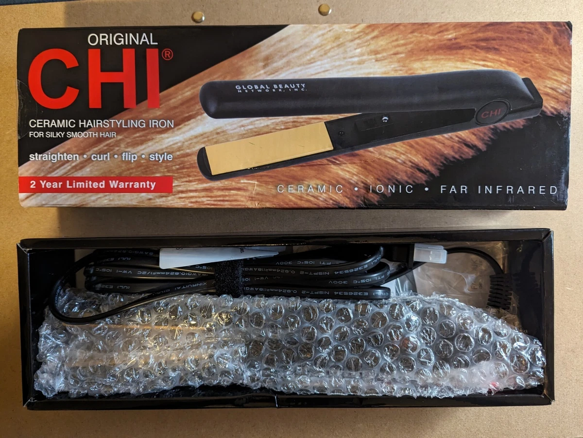 Chi - Ceramic Hairstyling Iron 1” - Indigo Matallic - New | eBay