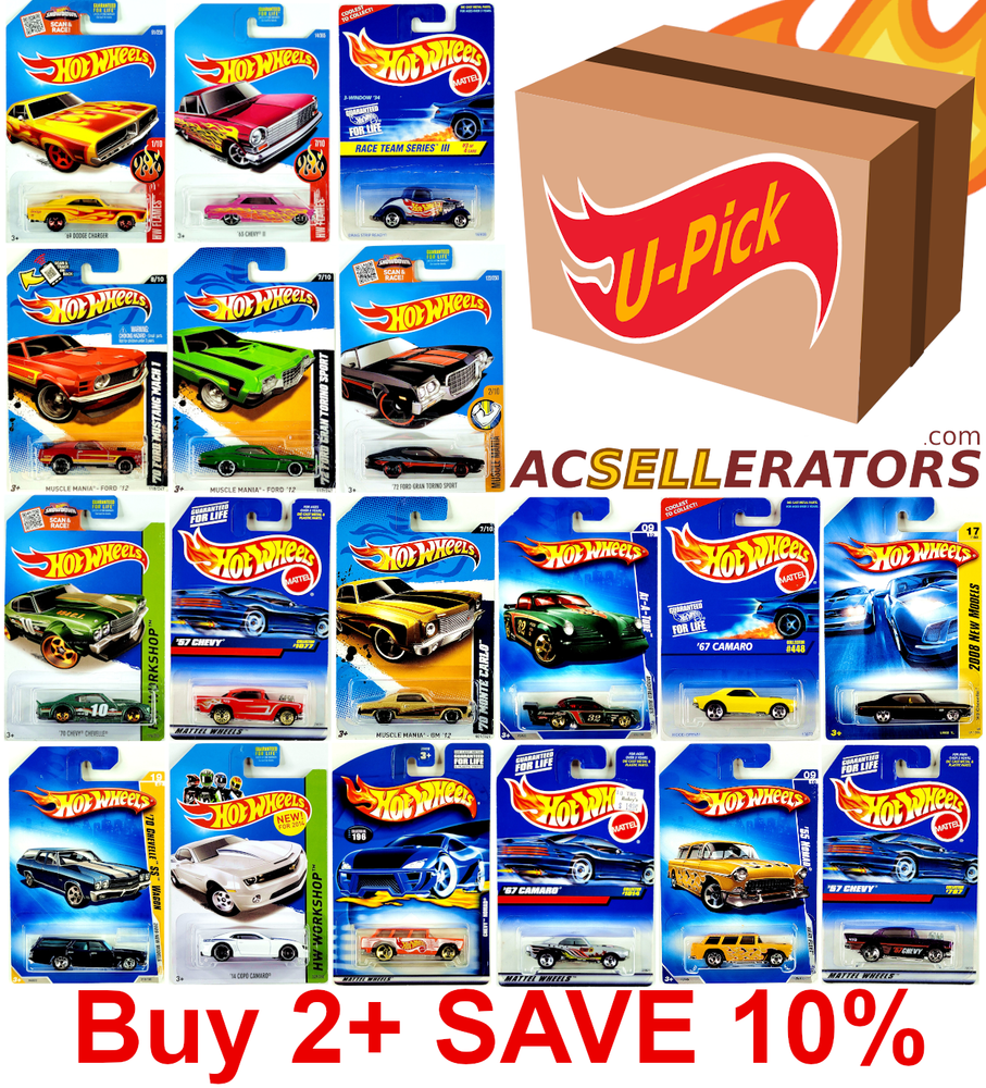 🔥 Hot Wheels Muscle Cars 💪 1980-2000's YOU PICK 🚗🚙🚓 NEW 9/19 ✅