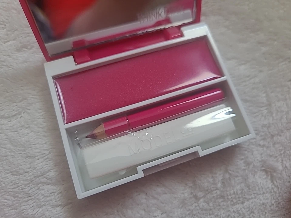 Model Co Colour Box Gloss Kit With Pencil And Brush Cherry New Discontinued Rare - Image 2 of 4
