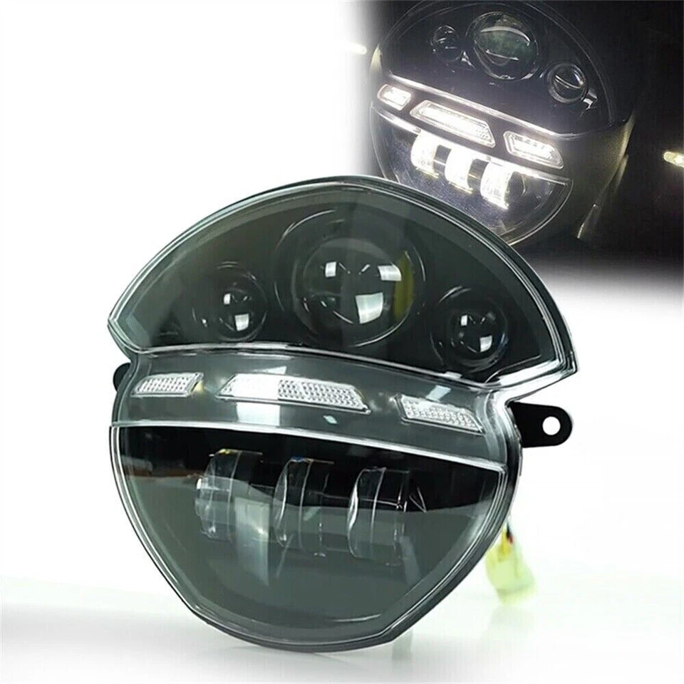 Reemplazo para Ducati Monster 796 2011-2014 Faro Delantero LED Faro Lámpara Foto 3 de 4