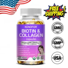Hair, Skin and Nails Capsules - with Biotin and Collagen - Anti-Aging