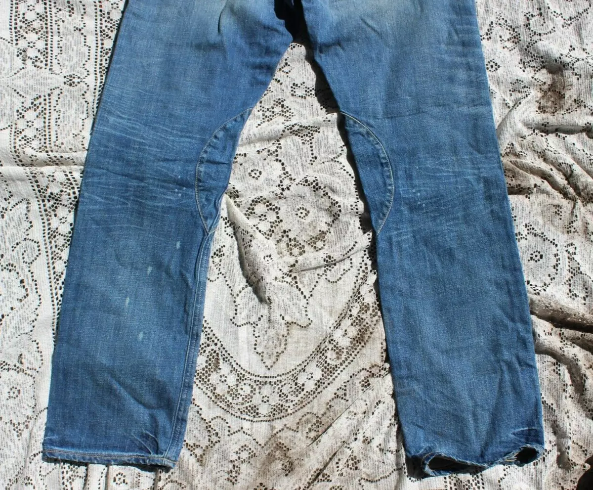 NWT Blue Blood Royal Denim Baum Men's Limited Ed Jeans 36 / 34 Cock Rocked  Wash