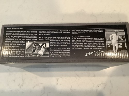 MARVIN PANCH & WOOD BROS AUTOGRAPHED 1965 URL AUGUSTA MOTOR DIECAST W/COA & CARD - Picture 4 of 20
