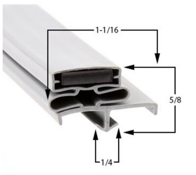 Beverage-Air Door Gasket MT27 Genuine OCM 712-013C-03