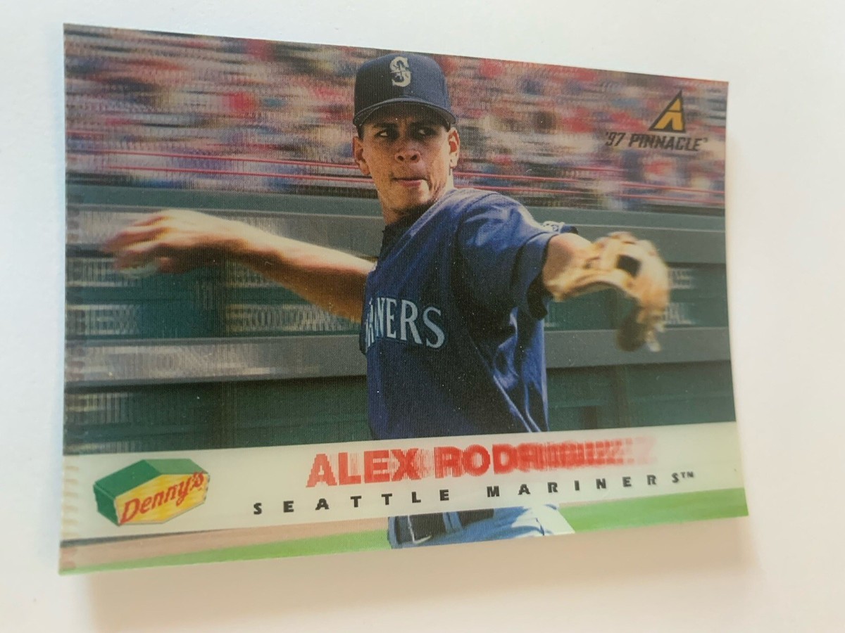 Alex Rodriguez 1997 Pinnacle Dennys hologram baseball card #11 | eBay Alex Rodriguez 1997 Pinnacle Dennys hologram baseball card #11 | eBay