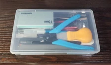 28 PCS Modeler Basic Tools Craft Set, Plastic Box Hobby Model Assemble Building