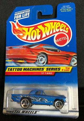 HOT WHEELS TATTOO MACHINE SERIES '57 T-BIRD #1 OF 4 CARS | eBay