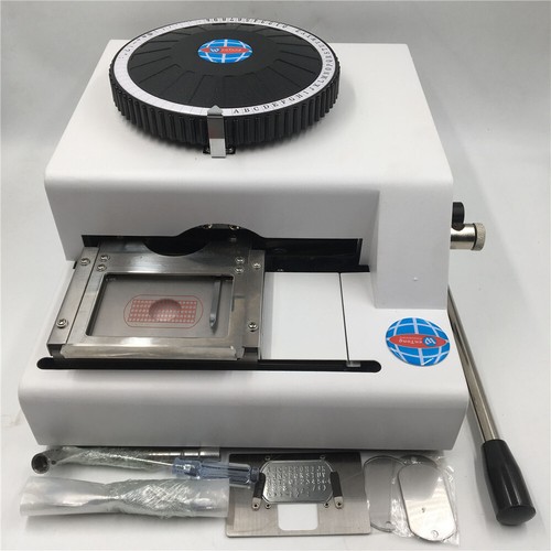 52 Characters Dog Tag Embosser Steel Aluminium Metal Embossing Stamping Machine - Picture 2 of 12