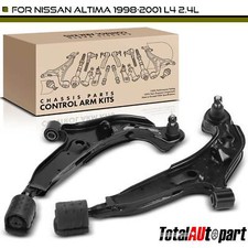 Conjunto de brazo de control y rótula para Nissan Altima 1998-2001 delantero L & R inferior