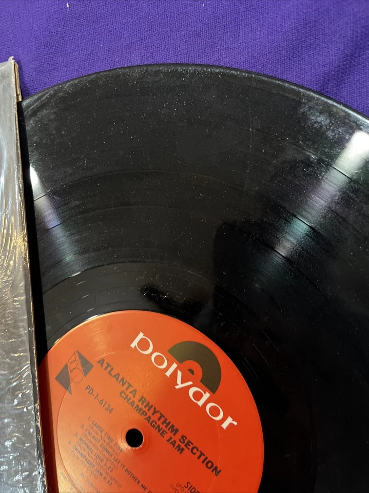 ATLANTA RHYTHM SECTION 1978 "Champagne Jam" LP w Imaginary Lover HYPE STICKER - Image 3 of 4