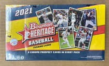 2021 TOPPS BOWMAN HERITAGE MLB BASEBALL HOBBY BOX NEW SEALED 1 AUTO PER BOX