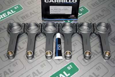 Carrillo 145mm 3/8 WMC Forged PRO-H Beam Rods BMW Z4 35i 135i 335i 535i N54B30