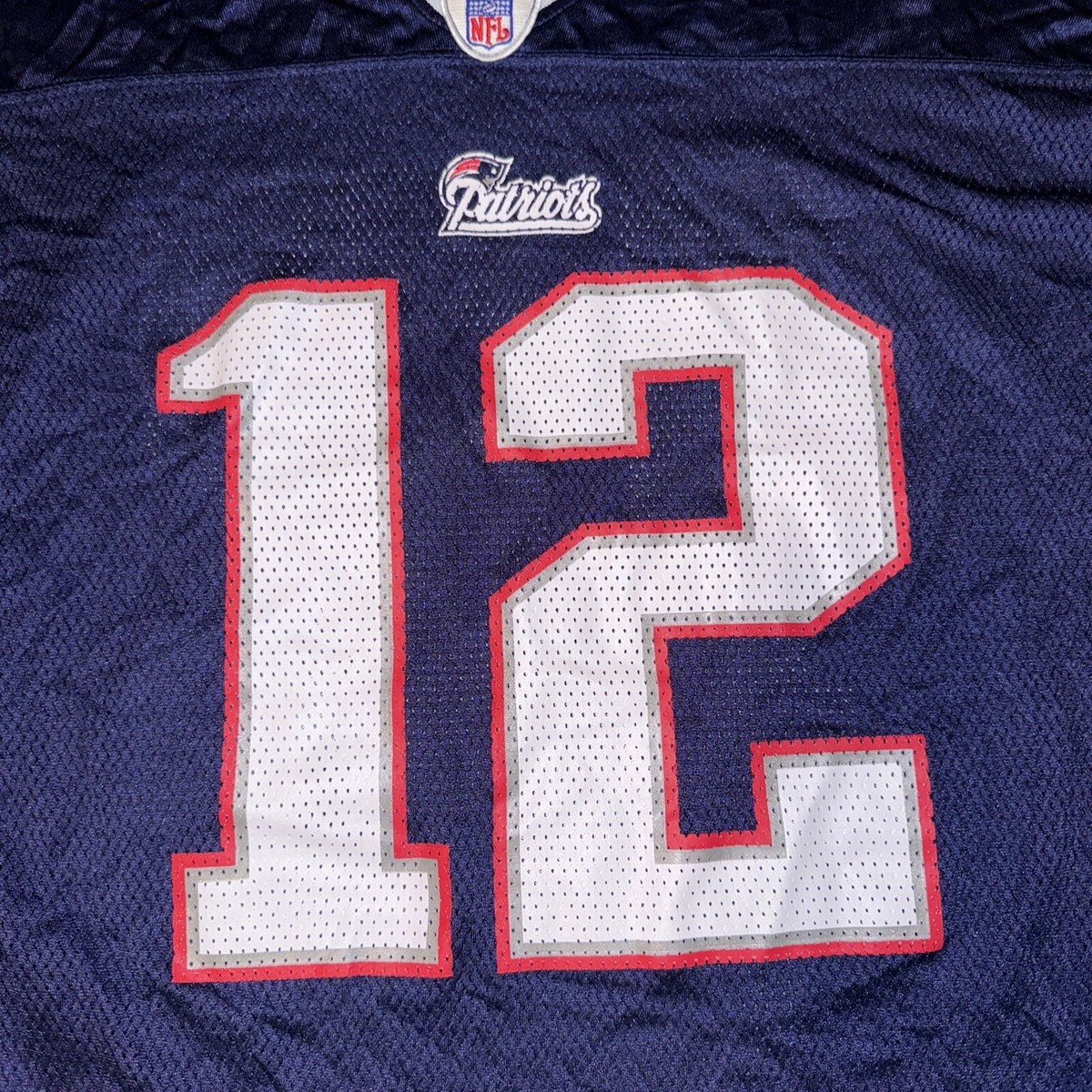 New England Patriots Tom Brady 2004 Vintage Throwback NFL Football