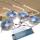 WS2811 COB Running Water Flowing LED Strip Light Race Wireless Remote Controller