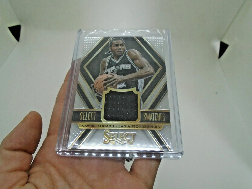 2014-15 PANINI SELECT SWATCHES KAWHI LEONARD JERSEY PATCH RELIC SILVER PRIZM /75 - Image 2 of 4