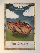 Fall Out Boy RARE PROMO ONLY poster # 3 of 5 Infinity On High The Carriers