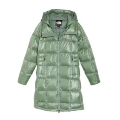 NEW The North Face Acropolis 550 Fill Down Parka in Green- size XS #C4457 