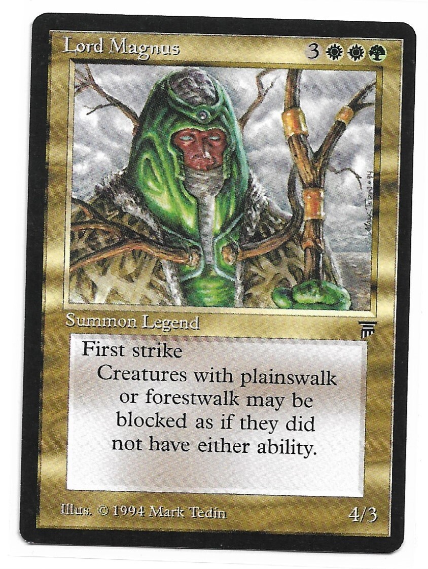 Magic the Gathering ~ MTG ~ 1x Lord Magnus ~ LEGENDS ~ M/NM