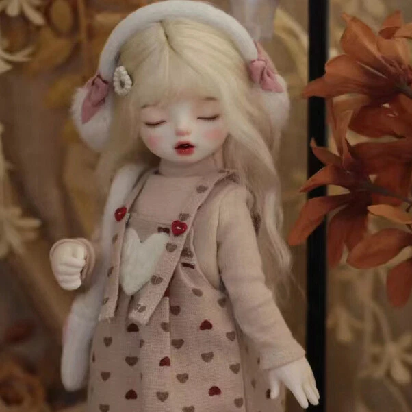 Muñeca 1/6 BJD Niña Carol Desnuda Bola Articulada Resina Muñecas Dormir Bebé Maquillaje Facial Foto 4 de 4