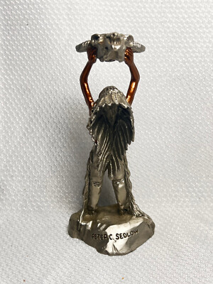 1992 Masterworks Fine Pewter Good Hunting Peter C. Sedlow VTG