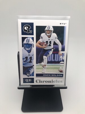 Panini Chronicles Draft Picks Football 2021 Zach Wilson Base