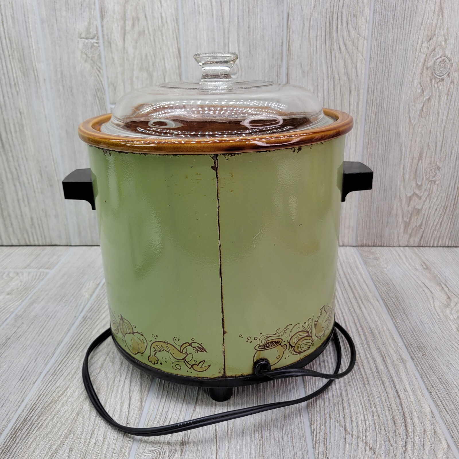 Vintage 1970's Rival CrockPot Model 3100/2 Slow Cooker 3 1/2 Qt Avocado Green eBay