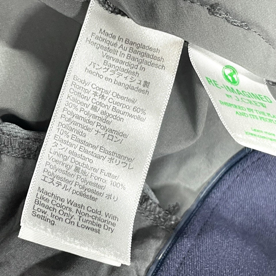 J Crew Pants Mens 32x34 1040 Athletic Tapered Fit Stretch Chino Grey