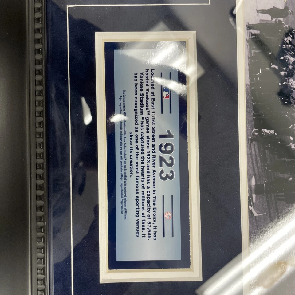 Cuadro original enmarcado Yankee Stadium - 1923-2008 Foto 2 de 4