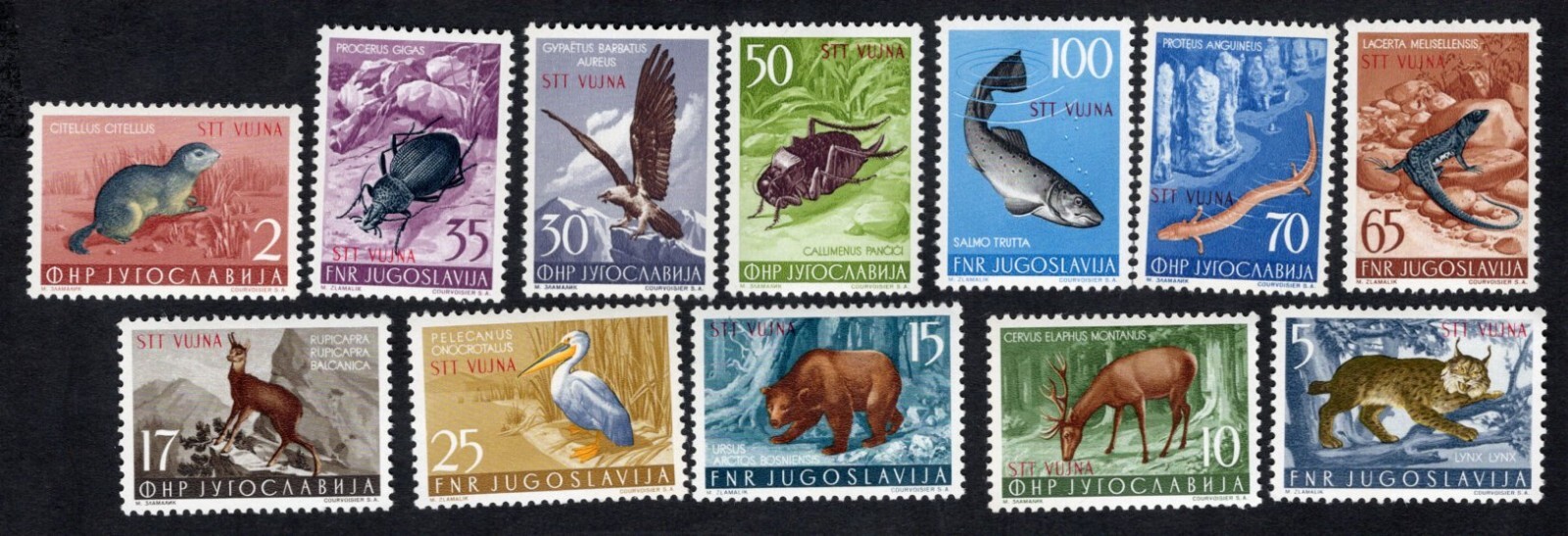 Yugoslavia 1954 stamps Mi#123-34 START10%ONLY MH CV=84$