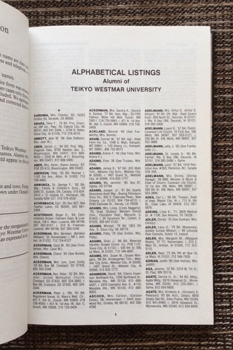 RARE 1990 Westmar College Alumni Directory: Le Mars, Iowa - Foto 6 di 9