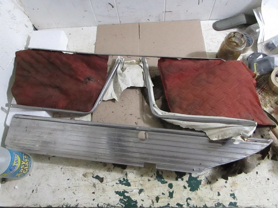 1955 Mercury Montclair интерьер 4 двери внутри двери отделка из нержавеющей стали полный комплект - Изображение 3 из 4