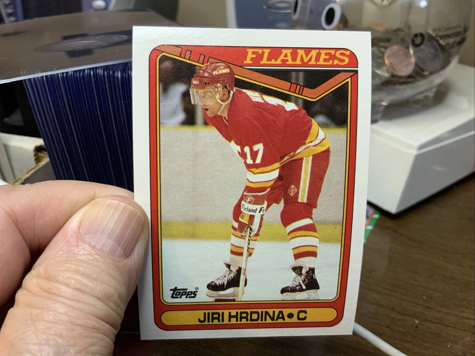 Jiri Hrdina trading card