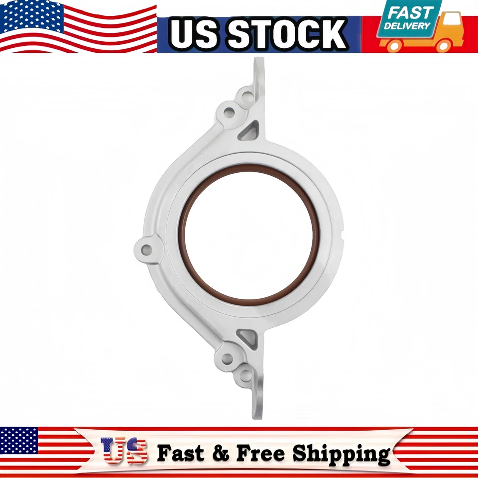 Sello de aceite de manivela principal trasera genuino OEM Nissan 1229631U20 con conjunto de retenedor VQ35DE Foto 2 de 4