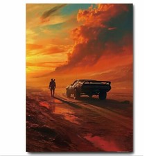 Mad Max Inspired Wall Artwork Printed on Aluminium Metal Sign Waterproof