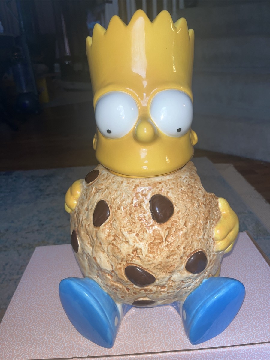 NEW UNUSED Vintage Bart Simpson Ceramic Cookie Jar 1994 NEW UNUSED Vintage Bart Simpson Ceramic Cookie Jar 1994